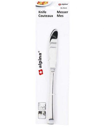 Alpina Alpina ED-222451 Set 2 jedilnih nožev iz nerjavečega jekla 21 cm