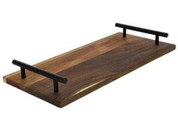 Ostatní Servirni pladenj HT-24501457 iz akacijevega lesa z ročaji 36x17x2cm