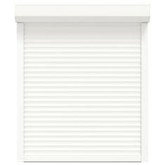 Vidaxl Rolete iz aluminija 100x130 cm bele