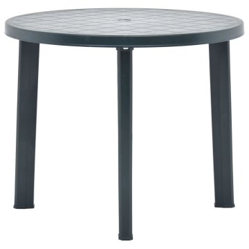 Vidaxl Vrtna miza 89 cm plastika