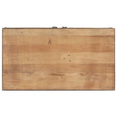Vidaxl Klubska mizica 90x50x39 cm trden predelan les