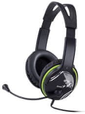 Genius slušalke HS-400A, 2x 3,5 vtič, redukcija na en vtič