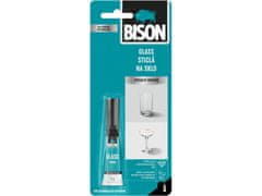 Bison Glass - brezbarvno UV lepilo za steklo in kovino 3 g