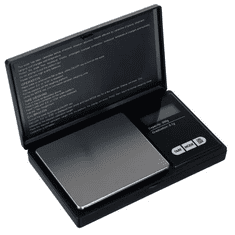 Ruhhy Precizna žepna tehtnica s porkovčkom, 500g/0,1g, LCD, 2xAAA