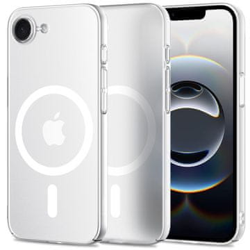 Tech-protect MagSlim MagSafe ovitek za iPhone 16e, prozoren