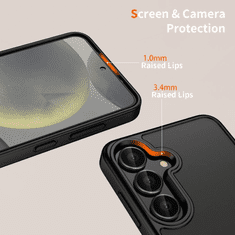 Tech-protect MagMat ovitek za Samsung Galaxy A36 5G, črna