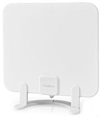 Nedis Aktivna sobna antena DVB-T/T2 / FM / UHF / VHF/ območje sprejema 0-25 km/ LTE700/ ojačitev 30 dB/ ABS/ bela