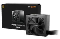 Be quiet! Bodite tiho! / PURE POWER 12 750W / ATX 3.1 / 120mm ventilator / 80 Plus Gold
