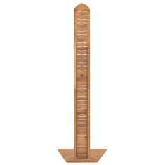 Vidaxl Vrtni tuš iz trdne tikovine 70x75x204 cm
