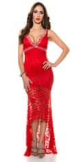 Amiatex Ženska obleka 113283, rdeča, L