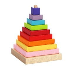 CUBIKA Mavrična kvadratna piramida
