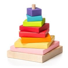 CUBIKA Mavrična kvadratna piramida