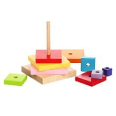 CUBIKA Mavrična kvadratna piramida