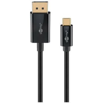 Goobay USB-C (M) na DisplayPort (M) 4k 60Hz 3m črn kabel