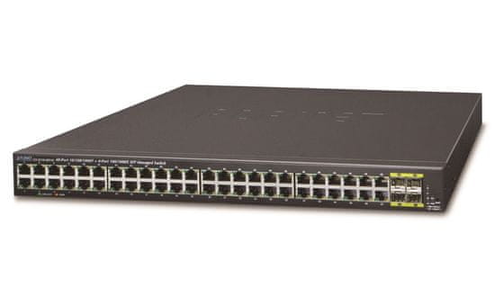 Planet GS-4210-48T4S Stikalo L2, 48x1Gb 4x1Gb SFP, QoS, brez ventilatorja