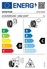 Goodyear Celoletna pnevmatika 215/65R16C 106T Vector 4Seasons Cargo GY571845