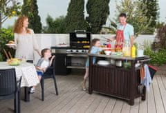 KETER Unity XL vrtni pult, 207 L, rjav