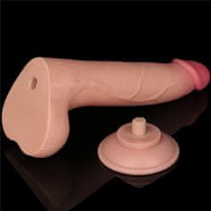 Lovetoy 8.5'' dvoslojna drsna prevleka Dong Flesh