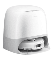 Roborock Qrevo Curv 5A1 robotski sesalnik, s samopraznilno postajo, bel