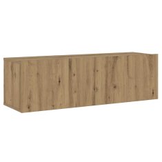 Vidaxl 3 kosi stenske TV omarice Artisan Oak Engineered Wood