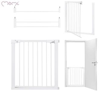 MoMi Paxi Plus otroška ograja / pregrada, varnostna, nastavljiva širina 75-103 cm
