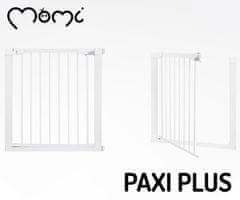MoMi Paxi Plus otroška ograja / pregrada, varnostna, nastavljiva širina 75-103 cm, bela