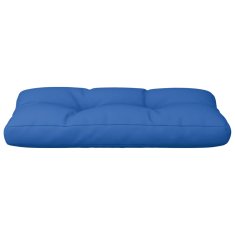 Vidaxl Blazina za kavč iz palet kraljevsko modra 80x40x12 cm