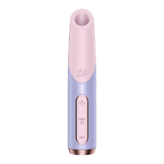 Satisfyer Bold Kiss vibrator z vakuumskimi valovi vijolična-zlat