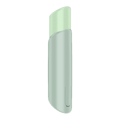 Satisfyer Naughty Kiss vibrator z vakuumskimi valovi svetlo zelena