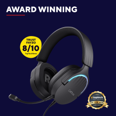 Trust GXT 490 Fayzo gaming slušalke, USB, črne