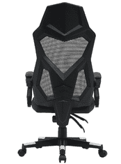 Canyon Flow MCH01 gaming stol, črno-bel (CNE-MCH01W)