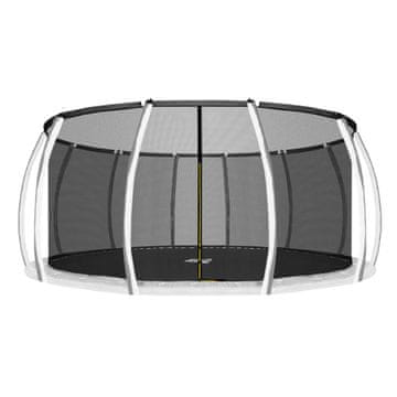 Aga Notranja zaščitna mreža 500 cm za 12 palic Črna mreža / Črna (krog)