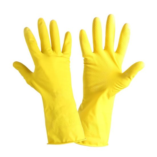 Proline ROKAVICE LATEX RUMENE 8 L211308K