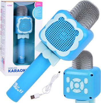 JOKOMISIADA Mikrofon za karaoke modre barve
