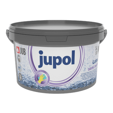JUB JUPOL Latex semi matt bel 2 L notranja zidna barva