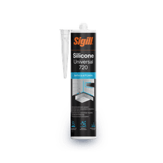 JUB SIGILL Silicone Universal 720 transparent 280ml silikonska tesnilna masa
