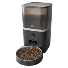 GoSmart dozirnik za hrano, s kamero, 6 l, Wi-Fi, črn