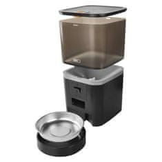 Emos GoSmart dozirnik za hrano, s kamero, 6 l, Wi-Fi, črn