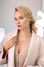 Evolution Group Luksuzni uhani s kristali 31162.1 kristal