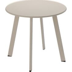 ProGarden Vrtna miza okrogla 50 cm mat krem KO-X99001170