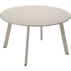 ProGarden Vrtna miza okrogla 70 cm mat krem KO-X99001180