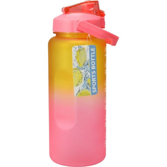 EXCELLENT Športna steklenica MAXI 2 l roza/rumena KO-997100490ruzo