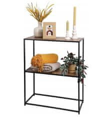 HOMESTYLING Stojalo za shranjevanje 2 polici 85cm KO-DD1000560