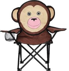HOMESTYLING Otroški zložljivi stol Monkey KO-LF1000010opic