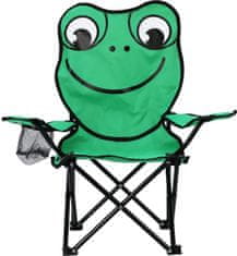 HOMESTYLING Otroški zložljivi stol Žaba KO-LF1000010frog