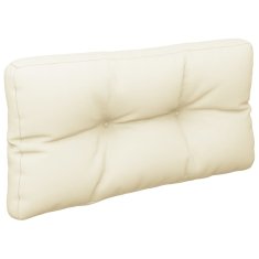 Vidaxl Blazina za kavč iz palet krem 80x40x12 cm