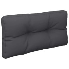 Vidaxl Blazina za kavč iz palet črna 80x40x12 cm