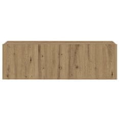 Vidaxl 3 kosi stenske TV omarice Artisan Oak Engineered Wood