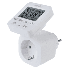 GreenBlue Timer digitalni GB605F, 18prog., 16A, 3680W, IP20, LCD, bel