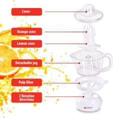 Električna stiskalnica za agrume 700 ml ED-218104